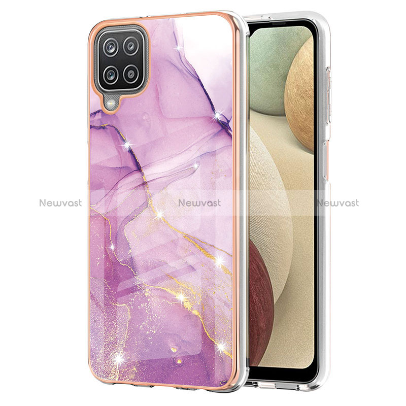 Silicone Candy Rubber Gel Fashionable Pattern Soft Case Cover Y05B for Samsung Galaxy A12 5G