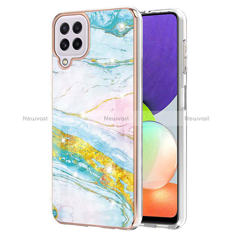 Silicone Candy Rubber Gel Fashionable Pattern Soft Case Cover Y05B for Samsung Galaxy A22 4G