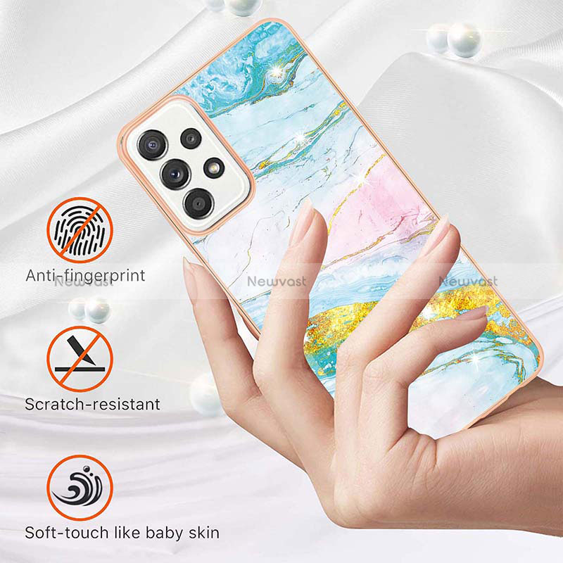 Silicone Candy Rubber Gel Fashionable Pattern Soft Case Cover Y05B for Samsung Galaxy A52s 5G