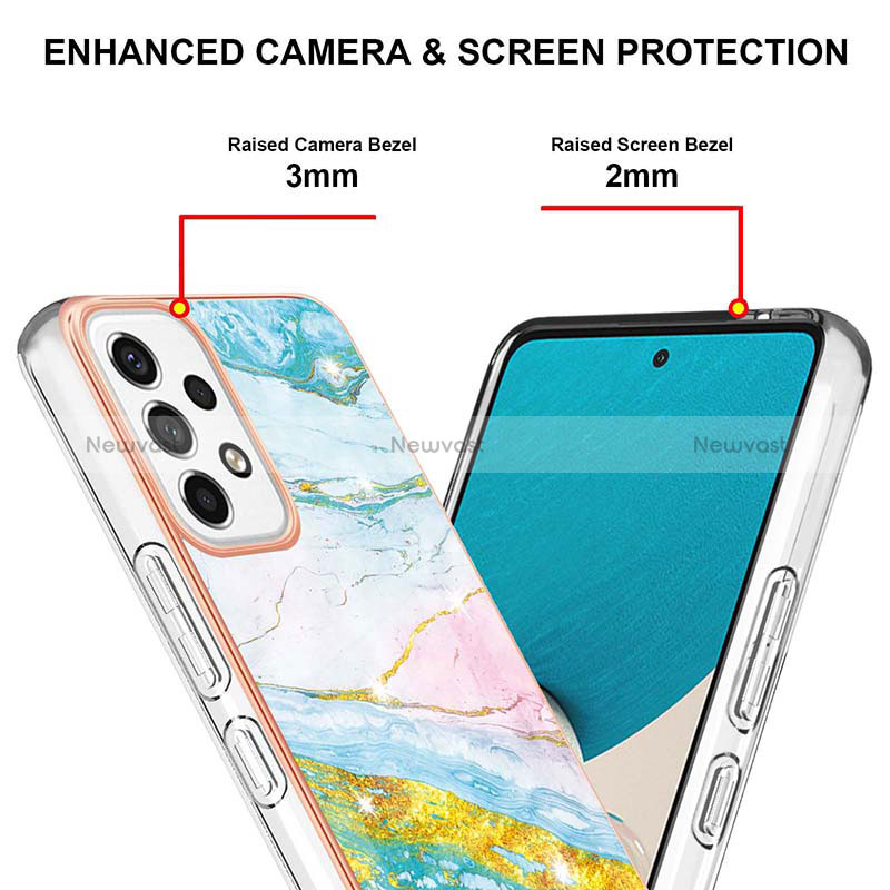 Silicone Candy Rubber Gel Fashionable Pattern Soft Case Cover Y05B for Samsung Galaxy A53 5G