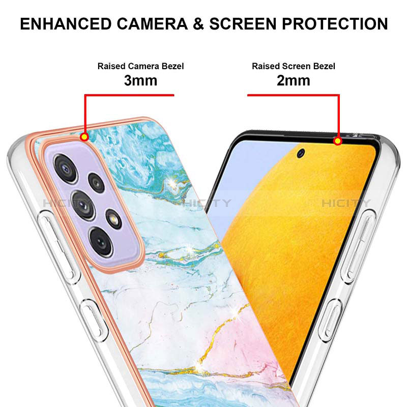 Silicone Candy Rubber Gel Fashionable Pattern Soft Case Cover Y05B for Samsung Galaxy A73 5G