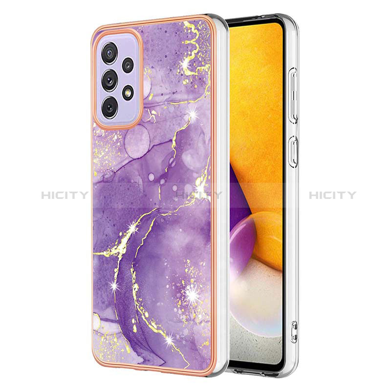 Silicone Candy Rubber Gel Fashionable Pattern Soft Case Cover Y05B for Samsung Galaxy A73 5G