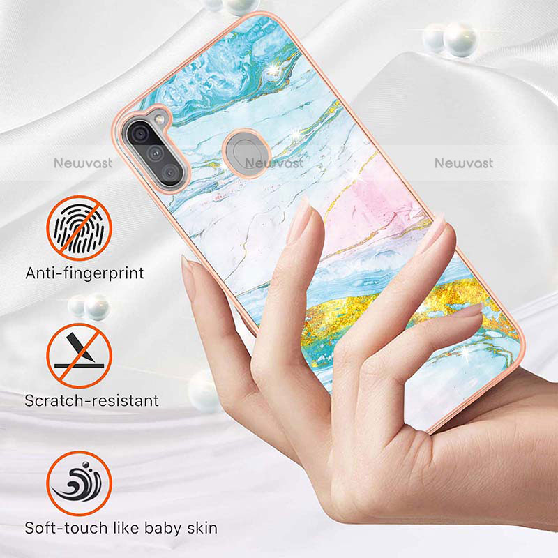 Silicone Candy Rubber Gel Fashionable Pattern Soft Case Cover Y05B for Samsung Galaxy M11