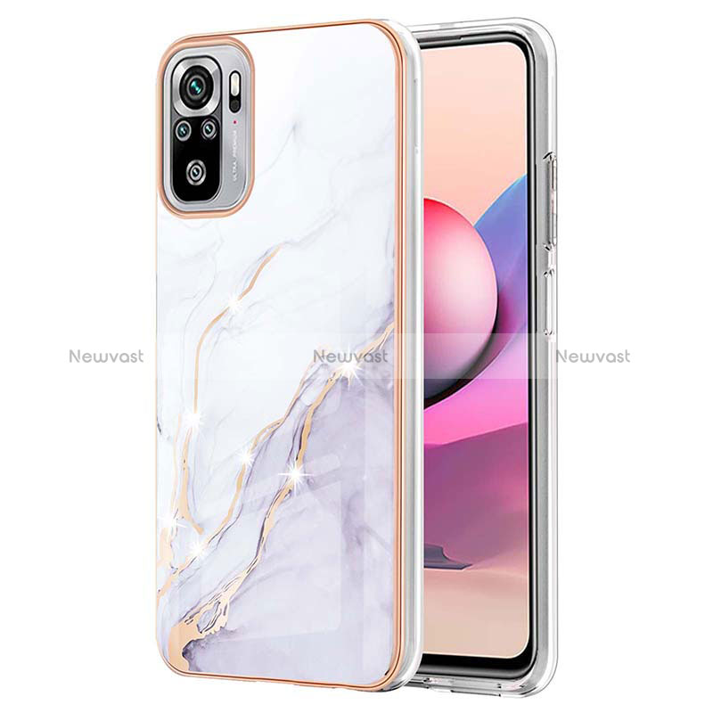 Silicone Candy Rubber Gel Fashionable Pattern Soft Case Cover Y05B for Xiaomi Redmi Note 10 4G