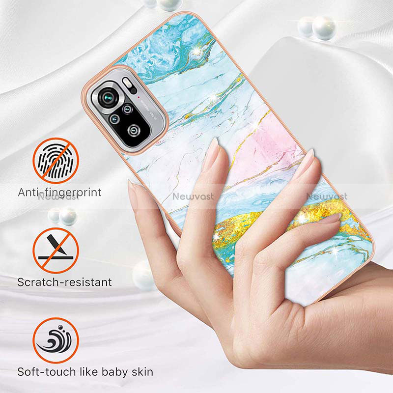 Silicone Candy Rubber Gel Fashionable Pattern Soft Case Cover Y05B for Xiaomi Redmi Note 10 4G