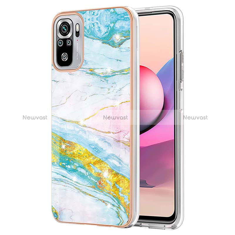 Silicone Candy Rubber Gel Fashionable Pattern Soft Case Cover Y05B for Xiaomi Redmi Note 10 4G Colorful