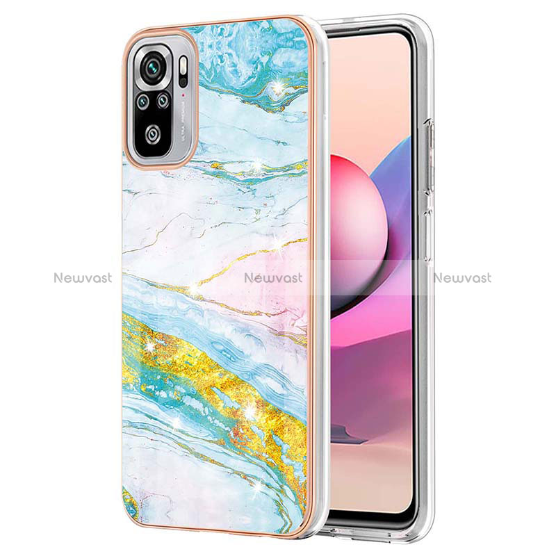 Silicone Candy Rubber Gel Fashionable Pattern Soft Case Cover Y05B for Xiaomi Redmi Note 10S 4G Colorful