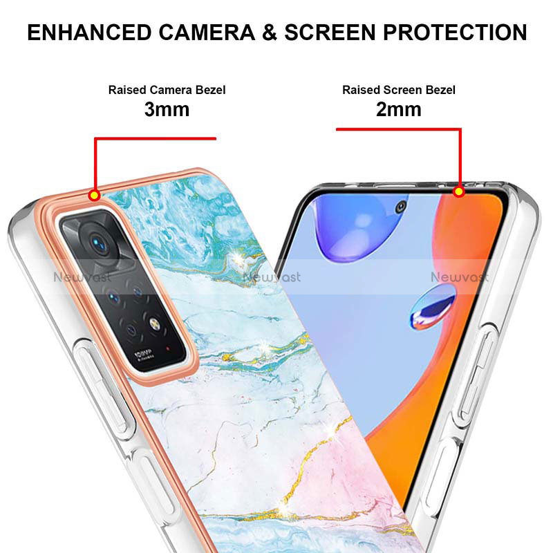 Silicone Candy Rubber Gel Fashionable Pattern Soft Case Cover Y05B for Xiaomi Redmi Note 11 Pro 5G