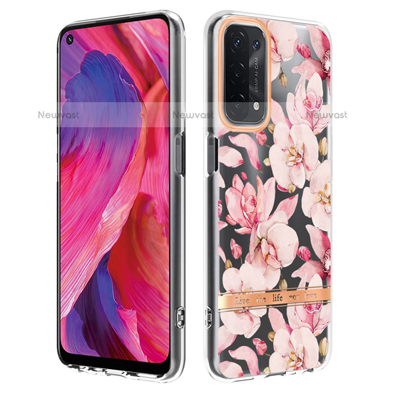 Silicone Candy Rubber Gel Fashionable Pattern Soft Case Cover Y06B for Oppo A93 5G