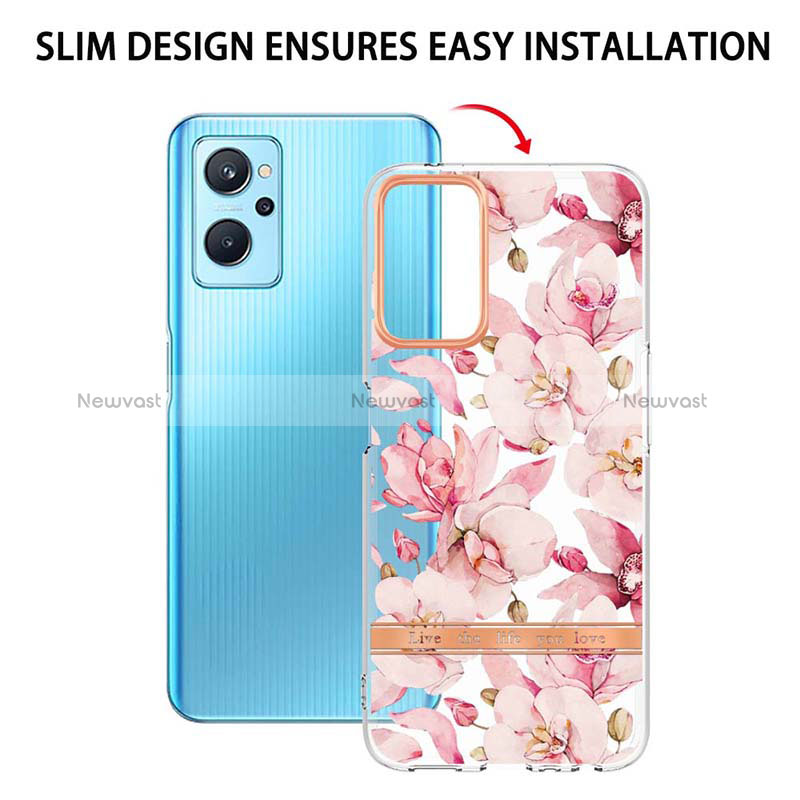 Silicone Candy Rubber Gel Fashionable Pattern Soft Case Cover Y06B for Oppo A96 4G