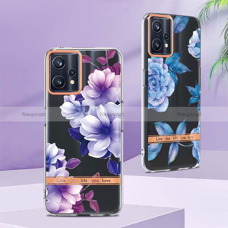 Silicone Candy Rubber Gel Fashionable Pattern Soft Case Cover Y06B for Realme 9 4G