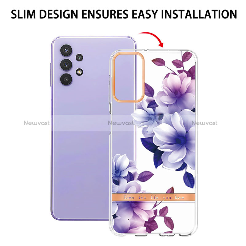 Silicone Candy Rubber Gel Fashionable Pattern Soft Case Cover Y06B for Samsung Galaxy A23 4G