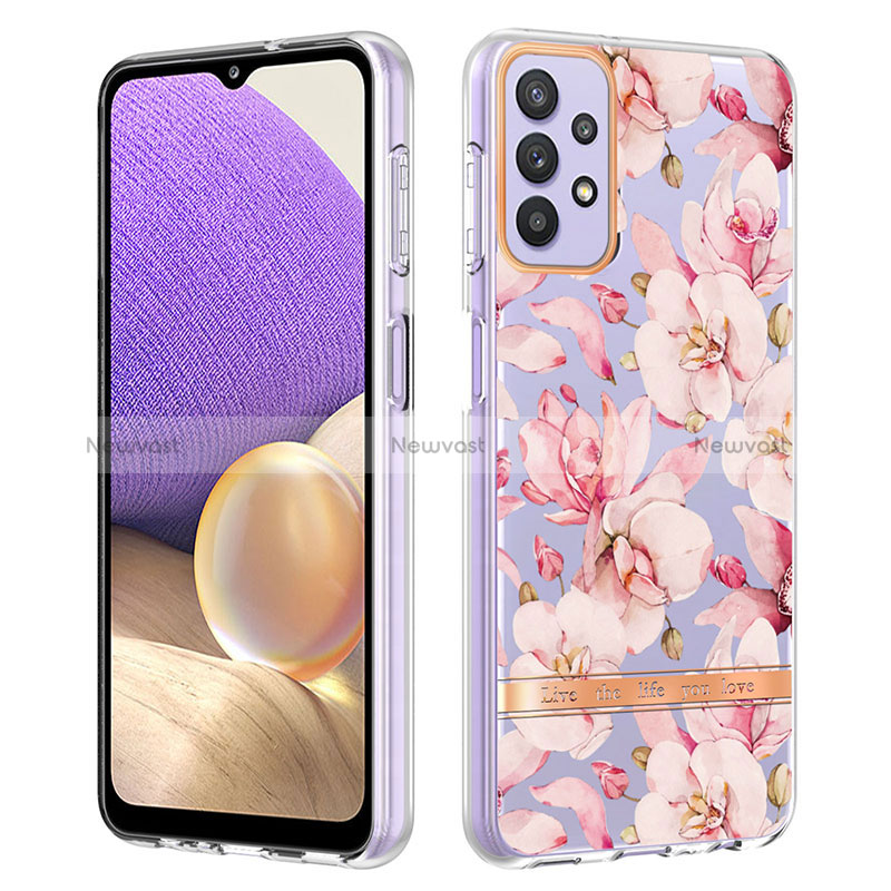 Silicone Candy Rubber Gel Fashionable Pattern Soft Case Cover Y06B for Samsung Galaxy A23 4G Pink