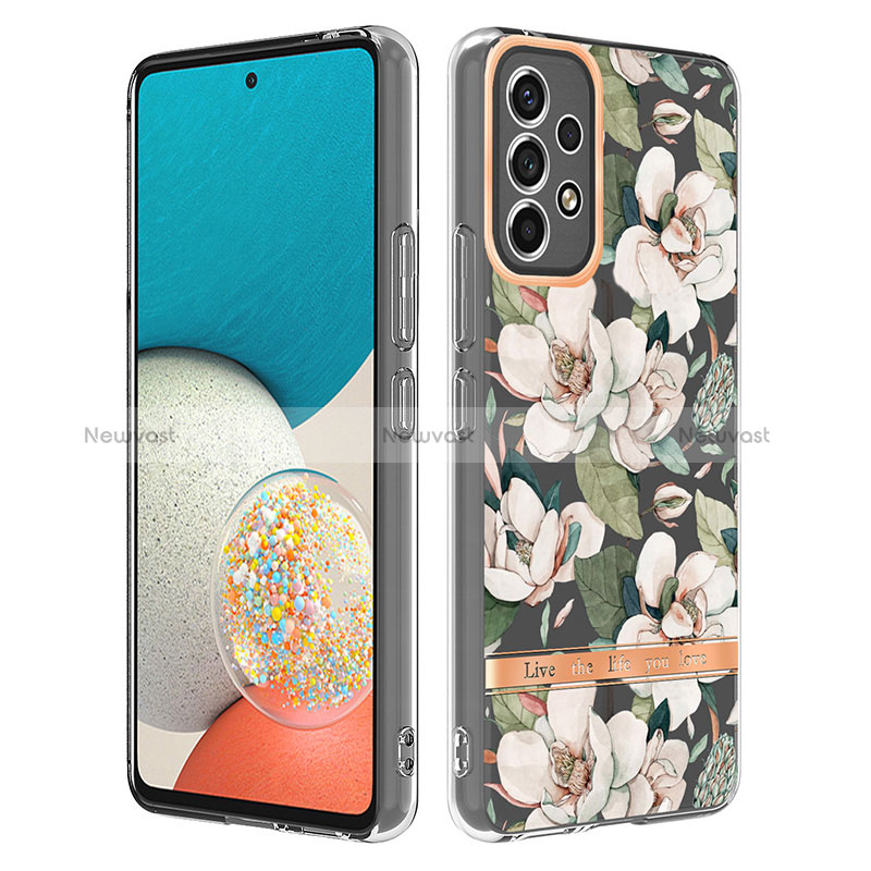 Silicone Candy Rubber Gel Fashionable Pattern Soft Case Cover Y06B for Samsung Galaxy A53 5G