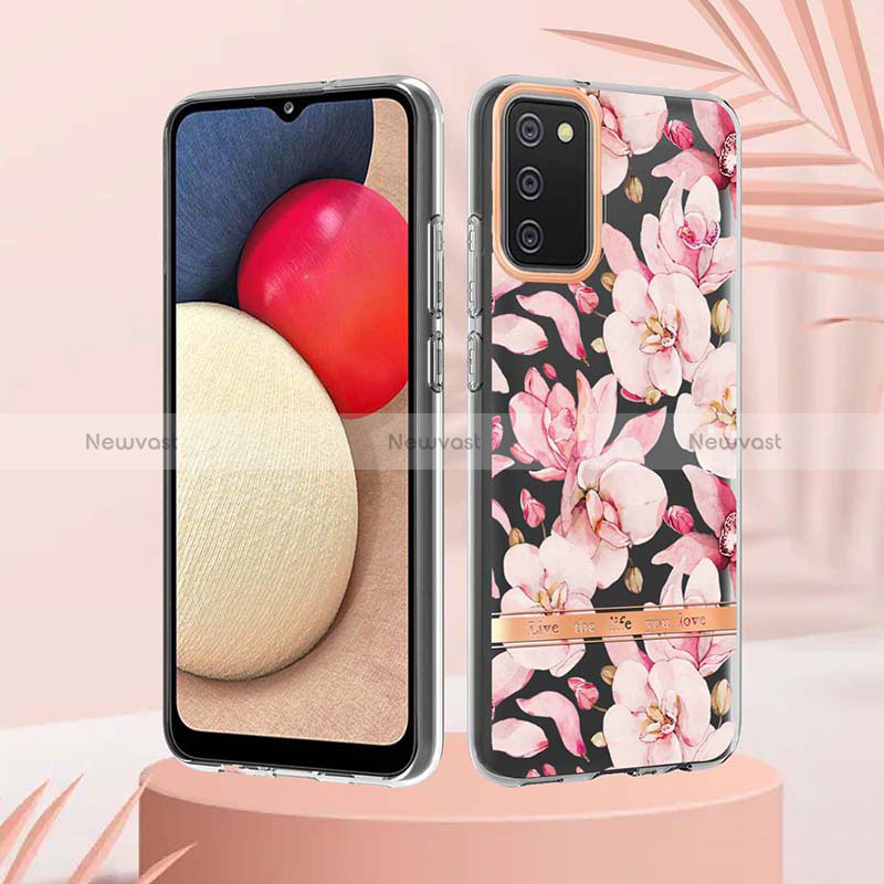 Silicone Candy Rubber Gel Fashionable Pattern Soft Case Cover Y06B for Samsung Galaxy F02S SM-E025F