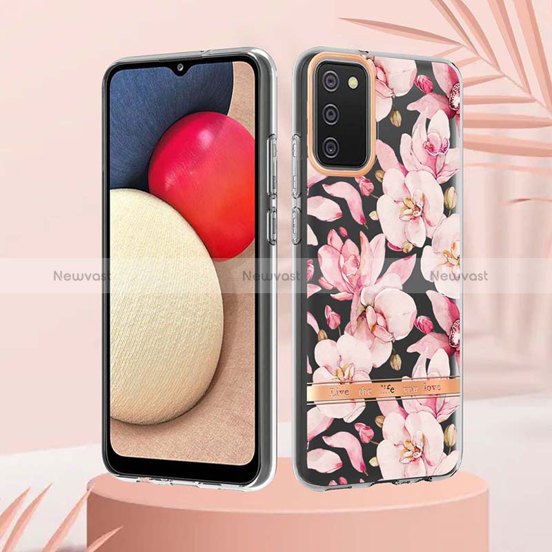 Silicone Candy Rubber Gel Fashionable Pattern Soft Case Cover Y06B for Samsung Galaxy M02s