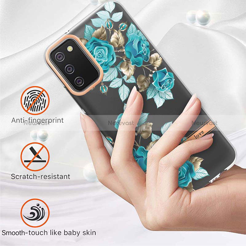 Silicone Candy Rubber Gel Fashionable Pattern Soft Case Cover Y06B for Samsung Galaxy M02s