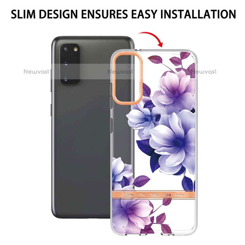 Silicone Candy Rubber Gel Fashionable Pattern Soft Case Cover Y06B for Samsung Galaxy S20 5G