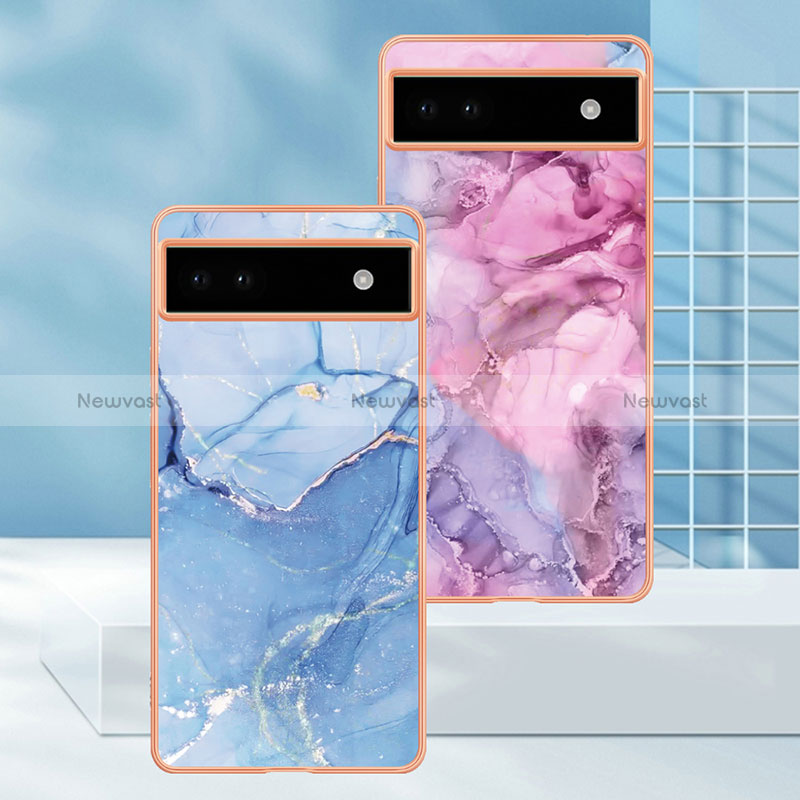 Silicone Candy Rubber Gel Fashionable Pattern Soft Case Cover Y07B for Google Pixel 6a 5G