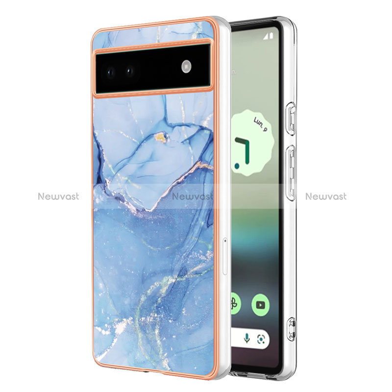 Silicone Candy Rubber Gel Fashionable Pattern Soft Case Cover Y07B for Google Pixel 6a 5G