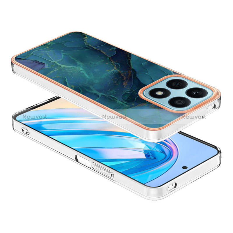 Silicone Candy Rubber Gel Fashionable Pattern Soft Case Cover Y07B for Huawei Honor X8a 4G