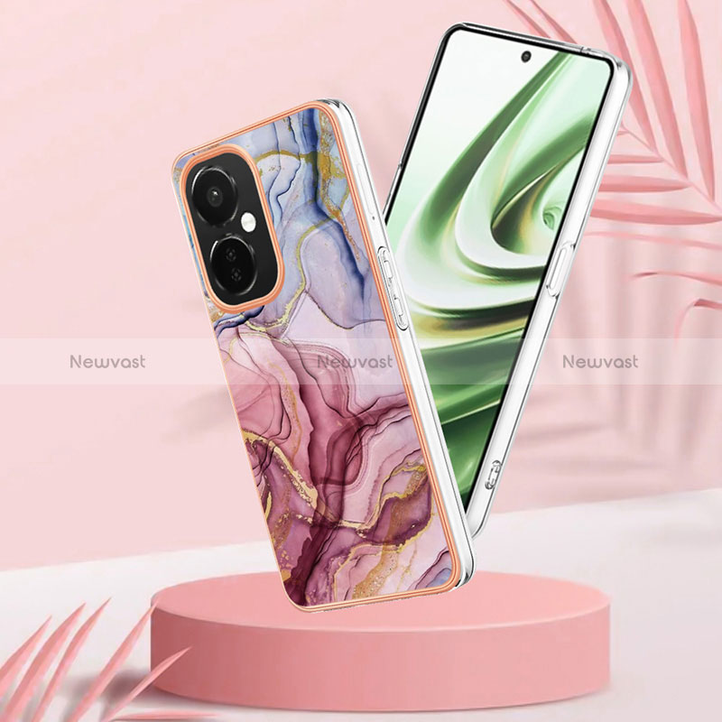 Silicone Candy Rubber Gel Fashionable Pattern Soft Case Cover Y07B for Oppo K11x 5G