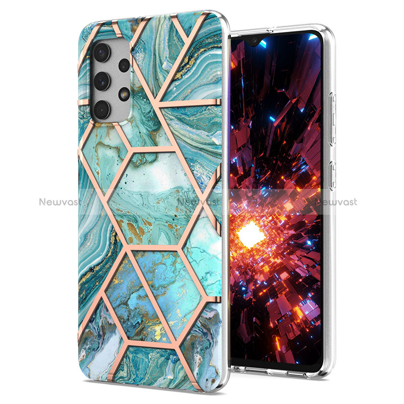 Silicone Candy Rubber Gel Fashionable Pattern Soft Case Cover Y07B for Samsung Galaxy A32 4G