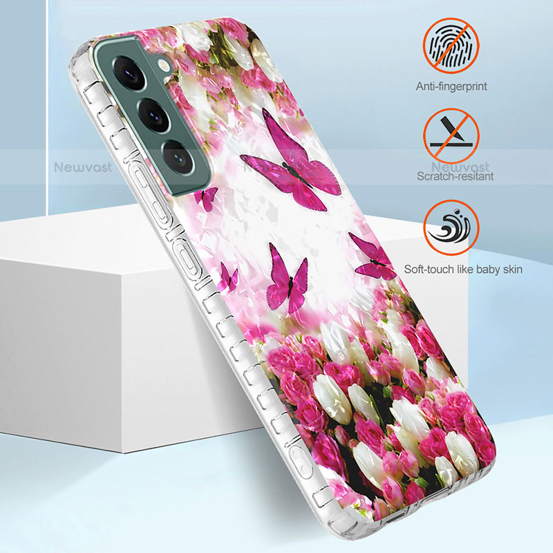 Silicone Candy Rubber Gel Fashionable Pattern Soft Case Cover Y07B for Samsung Galaxy S23 5G