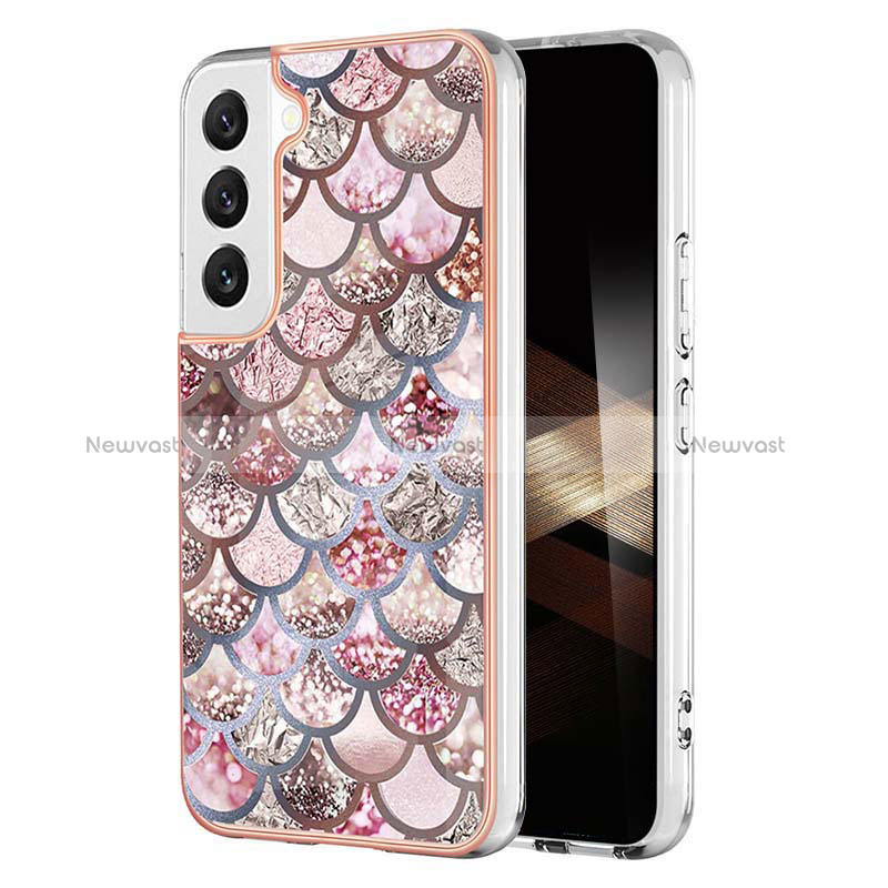 Silicone Candy Rubber Gel Fashionable Pattern Soft Case Cover Y10B for Samsung Galaxy S24 Plus 5G