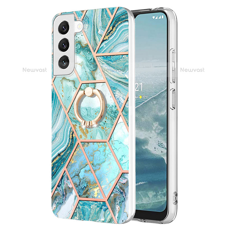 Silicone Candy Rubber Gel Fashionable Pattern Soft Case Cover Y13B for Samsung Galaxy S21 5G