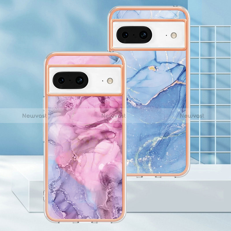 Silicone Candy Rubber Gel Fashionable Pattern Soft Case Cover YB1 for Google Pixel 8 5G