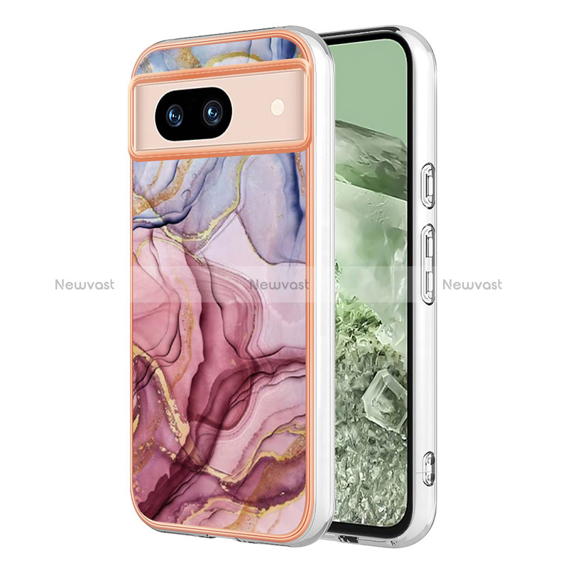 Silicone Candy Rubber Gel Fashionable Pattern Soft Case Cover YB1 for Google Pixel 8a 5G