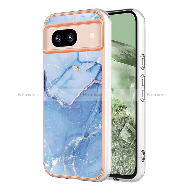 Silicone Candy Rubber Gel Fashionable Pattern Soft Case Cover YB1 for Google Pixel 8a 5G