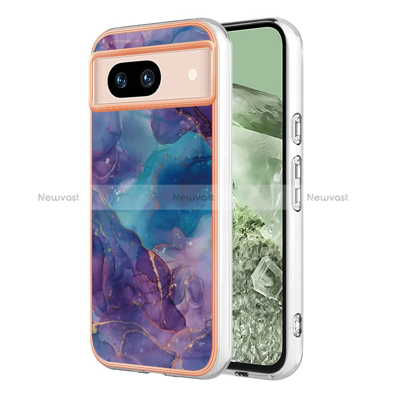 Silicone Candy Rubber Gel Fashionable Pattern Soft Case Cover YB1 for Google Pixel 8a 5G