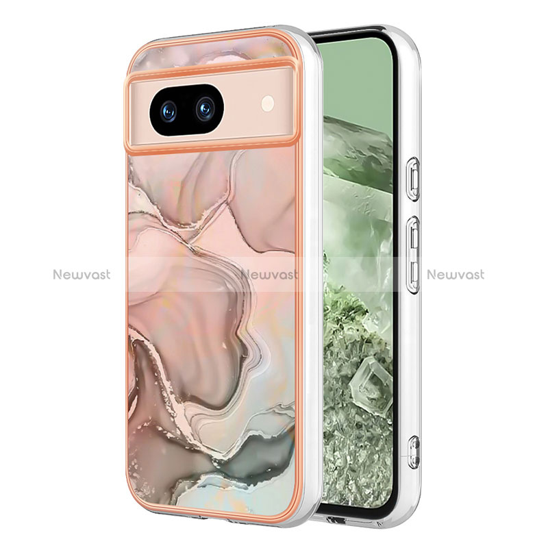 Silicone Candy Rubber Gel Fashionable Pattern Soft Case Cover YB1 for Google Pixel 8a 5G Mixed