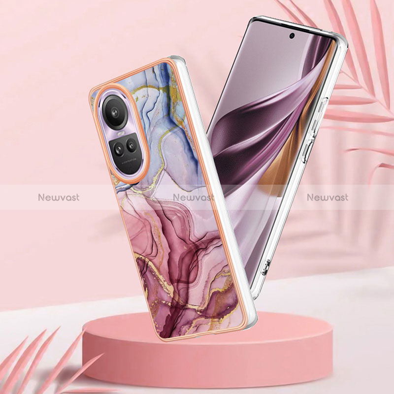 Silicone Candy Rubber Gel Fashionable Pattern Soft Case Cover YB1 for Oppo Reno10 Pro+ Plus 5G