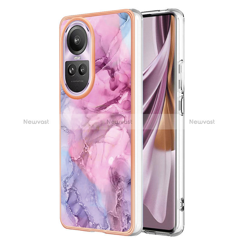 Silicone Candy Rubber Gel Fashionable Pattern Soft Case Cover YB1 for Oppo Reno10 Pro+ Plus 5G