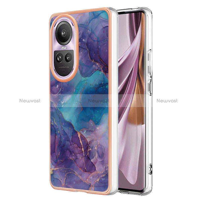 Silicone Candy Rubber Gel Fashionable Pattern Soft Case Cover YB1 for Oppo Reno10 Pro+ Plus 5G