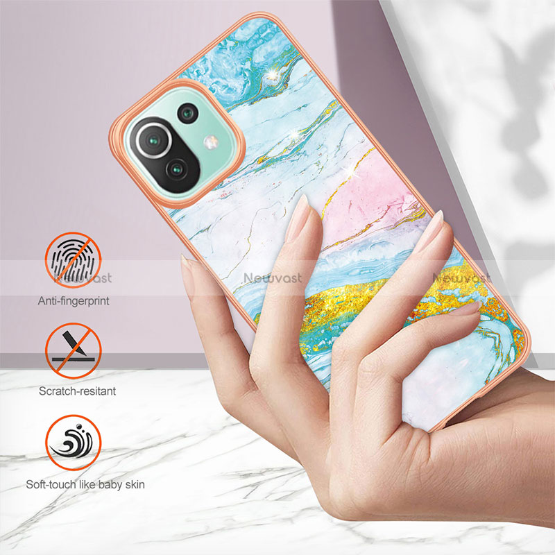 Silicone Candy Rubber Gel Fashionable Pattern Soft Case Cover YB1 for Xiaomi Mi 11 Lite 5G