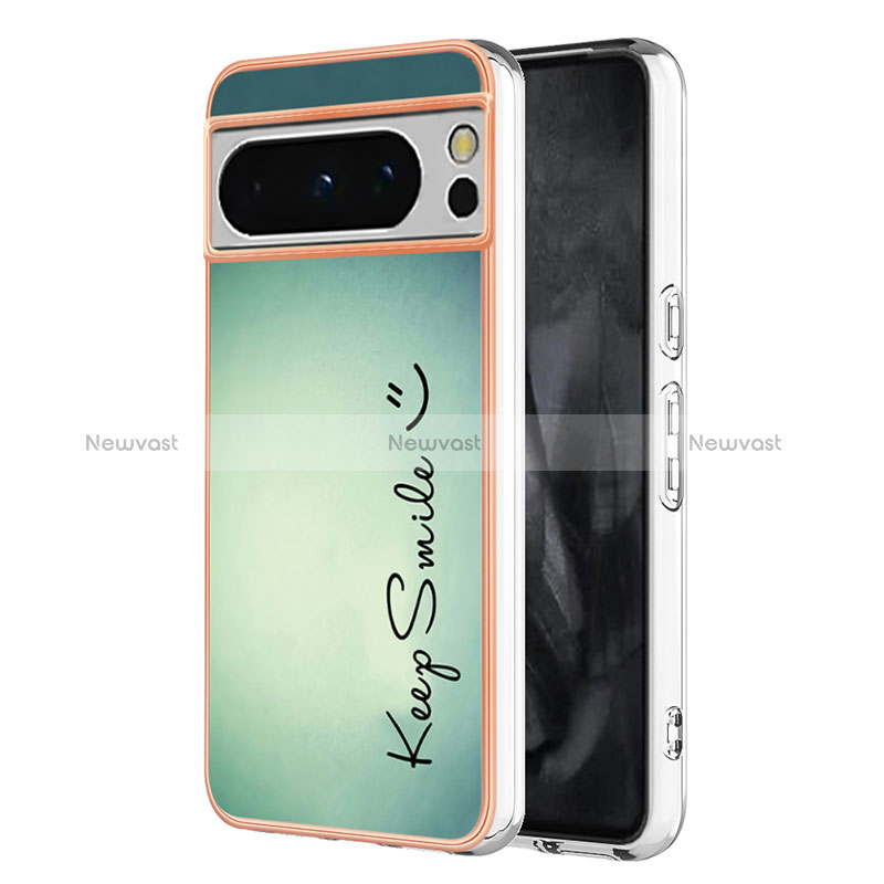 Silicone Candy Rubber Gel Fashionable Pattern Soft Case Cover YB2 for Google Pixel 8 Pro 5G