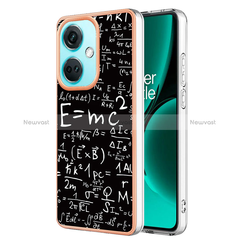 Silicone Candy Rubber Gel Fashionable Pattern Soft Case Cover YB2 for OnePlus Nord CE 3 5G