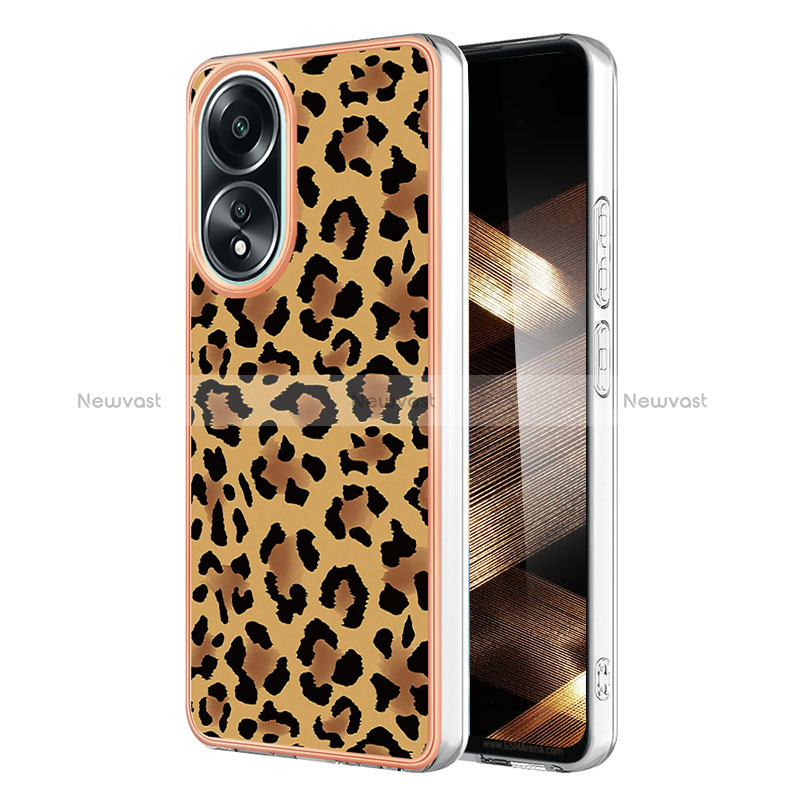 Silicone Candy Rubber Gel Fashionable Pattern Soft Case Cover YB2 for Oppo A18