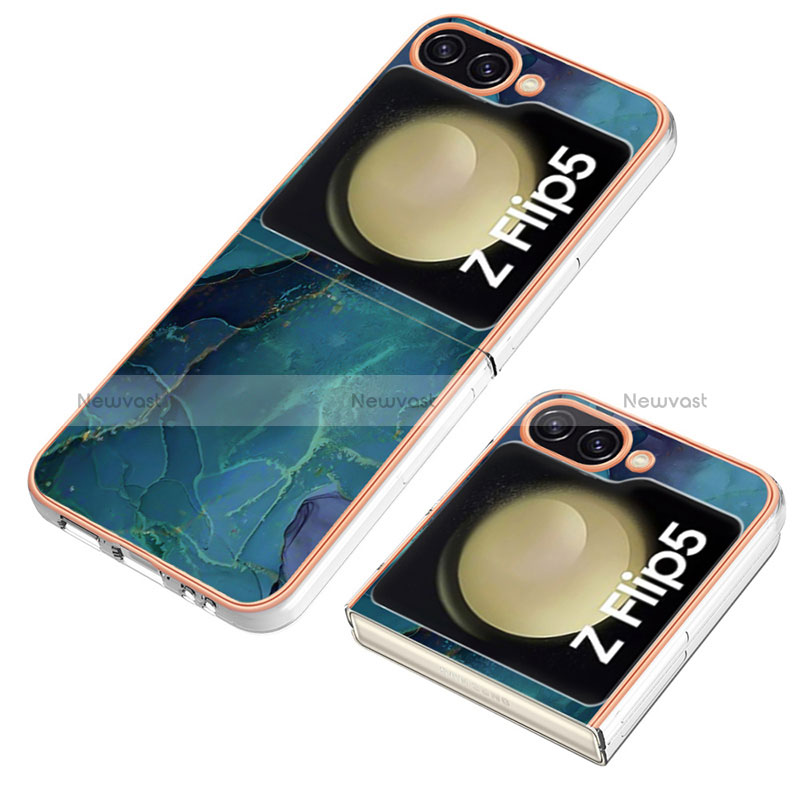 Silicone Candy Rubber Gel Fashionable Pattern Soft Case Cover YB2 for Samsung Galaxy Z Flip5 5G