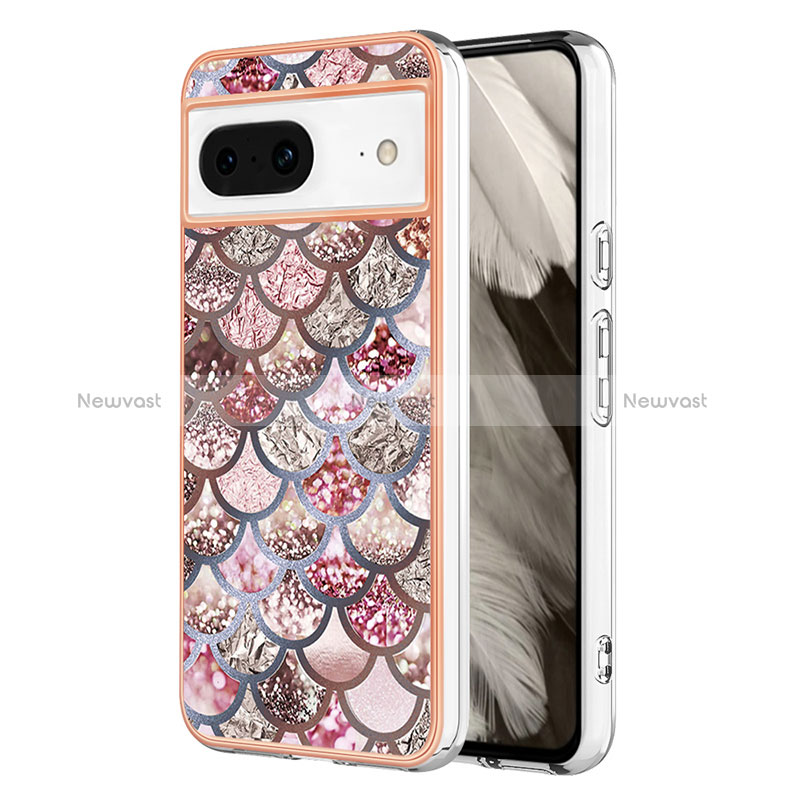 Silicone Candy Rubber Gel Fashionable Pattern Soft Case Cover YB3 for Google Pixel 8 5G