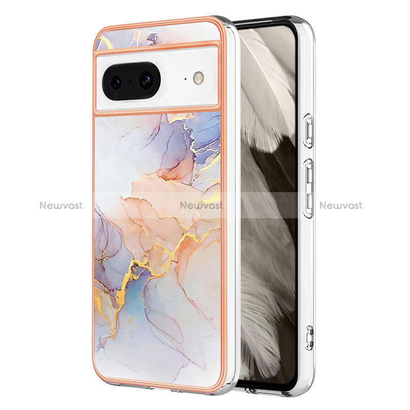 Silicone Candy Rubber Gel Fashionable Pattern Soft Case Cover YB3 for Google Pixel 8 5G