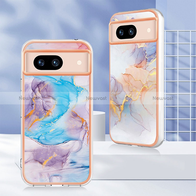 Silicone Candy Rubber Gel Fashionable Pattern Soft Case Cover YB3 for Google Pixel 8a 5G