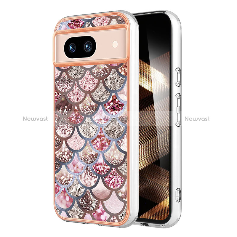 Silicone Candy Rubber Gel Fashionable Pattern Soft Case Cover YB3 for Google Pixel 8a 5G