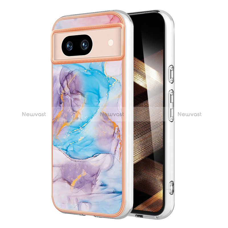 Silicone Candy Rubber Gel Fashionable Pattern Soft Case Cover YB3 for Google Pixel 8a 5G
