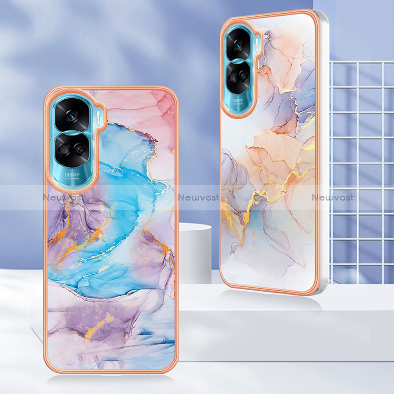 Silicone Candy Rubber Gel Fashionable Pattern Soft Case Cover YB3 for Huawei Honor 90 Lite 5G