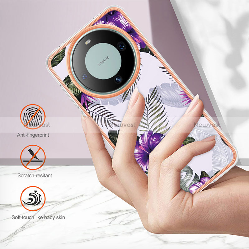 Silicone Candy Rubber Gel Fashionable Pattern Soft Case Cover YB3 for Huawei Mate 60 Pro+ Plus